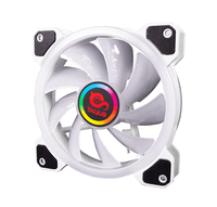 talius ventilador caja argb iris 16led 12cm blanco para caja cronos