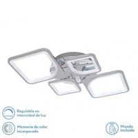 fabrilamp 172684020  plafon 86w 3000-4000-6500k cromo elara 9x76x46 cm 11610lm regulable memoria y c remoto