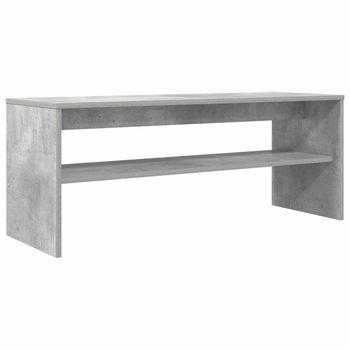 Mueble De Tv | Mueble De Salón | Gabinete De Tv Gris Concreto 100 X 35 X 40 Cm