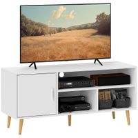 mueble de tv 120x40x55 cm blanco