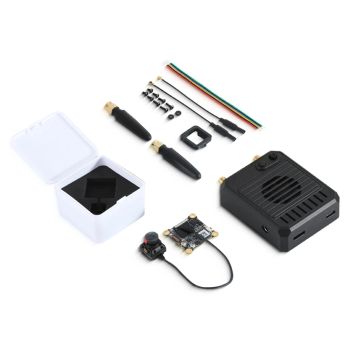 STARTRC VT5 transmisor de video digital FPV de 5,8 GHz con doble antena, kit de transmisión FPV HD 5W VTX de 6 km con cá