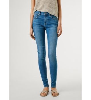 Pepe Jeans para mujer. PL2047284AA Jeans Skinny Regent azul (27/30), Casual, Algodón, Denim