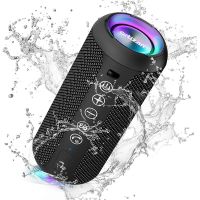 ortizan x10 ipx7 altavoz impermeable 53 bluetooth inalambrico sonido hifi iluminacion rgb 30 h de reproduccion empareja
