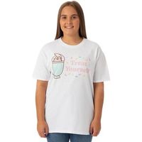 pusheen camiseta treat yourself para mujer