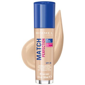 Rimmel London Base de maquillaje Match Perfection Foundation - 81 Fair Ivoiry para mujer