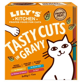 Lily’s Kitchen Tasty Cuts in Gravy Multipack for Cats - 8 x 85g