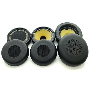 Almohadillas para los oídos Jabra Evolve 75 75+ Evolve2 75 MS, funda para auriculares, almohadilla de esponja, orejeras de cuero