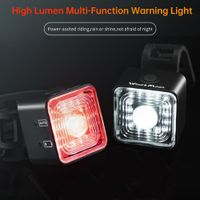 luz trasera inteligente para bicicleta luz trasera de arranque automatico freno ipx6 resistente al agua carga usb luz trasera led para bicicleta de 120lm