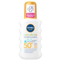 nivea sun babies  kids sensitive protect spray spf50