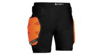 cairn proxim d3o pantalones cortos de proteccion negro naranja unisex