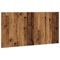 cabecero de cama madera de ingenieria envejecida 160x15x80 cm vidaxl