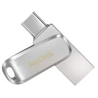 sandisk ultra dual drive luxe 128gb usb-cusb 32 plata