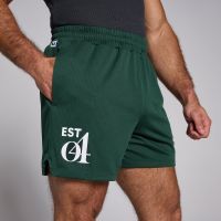 pantalon corto de rejilla para hombre de mp - esmeralda oscuro  - m