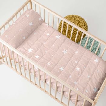 Little star pink Colcha Cuna (100x130 cm)