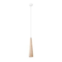 lampara de techo madera natural madera alt 120 cm