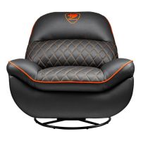 sofa gaming cougar overlord respaldo ajustable 150 kg imitacion piel negro