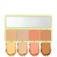 made by mitchell eyelights brightening powder palette various shades - firelight