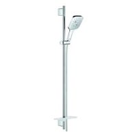 conjunto de ducha con barra grohe rainshower smartactive 130 cube 3 chorros chrome 26587000