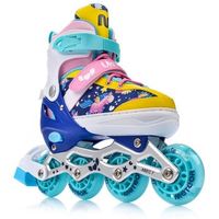 meteor zapatillas con ruedas 4w1 unicorn led 2023 para nina