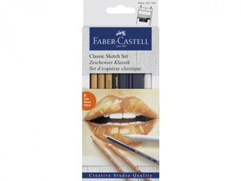 Faber-Castell Goldfaber Kit de lapices de dibujo | 6 unidades