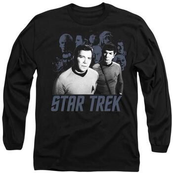 Star Trek Camiseta manga larga Kirk Spock Company para mujer
