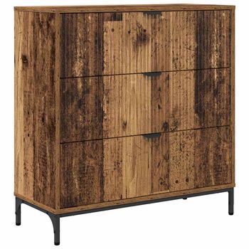 Aparador Madera Vieja 79,5 X 33 X 82 Cm Madera De Ingeniería Vidaxl