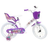 bicicleta infantil lol surprise 16 porta muneca y cesta