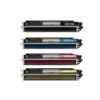 compatible multipack hp laserjet pro m275 printer toner cartridges 4 pack -ce310a