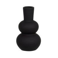 jarron de dolomita negra alt 12 cm