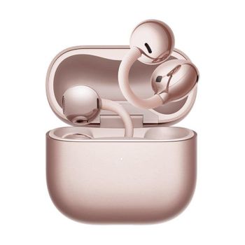 Auriculares Huawei FreeClip 2 inalámbricos Bluetooth con Cancelación de Ruido, micrófono y volumen adaptativo, color oro rosado