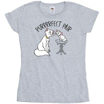 Disney Camiseta The Aristocats Purrfect Pair para mujer