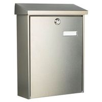 buzon oslo 3767 ni acero inoxidable plateado burg-wachter