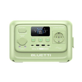 Bluetti Elite 30 V2 600w/288wh Estación De Energía Portátil Para Camping, Viajes Por Carretera,verde
