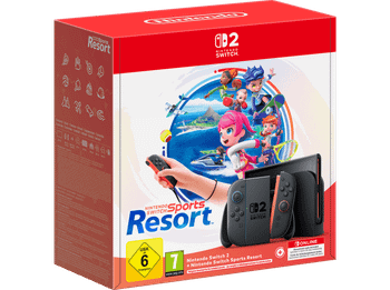 Consola - Nintendo Switch 2, 7.9” FHD HDR 120 Hz, 256 GB, Magnetic Joy-Con 2 + Juego Sports Resort (Digital) Suscripción 3 meses NSO