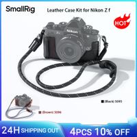 kit de funda de cuero smallrig z f para nikon z f con correa para el hombro mango frontal incorporado y reposapies negromarron 50955096