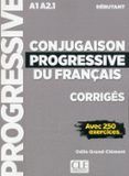 conjugaison progressive du francais - corriges -  niveau debutant a1