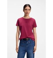 boss para mujer 50554696 camiseta elove rojo oscuro m casual algodon manga corta