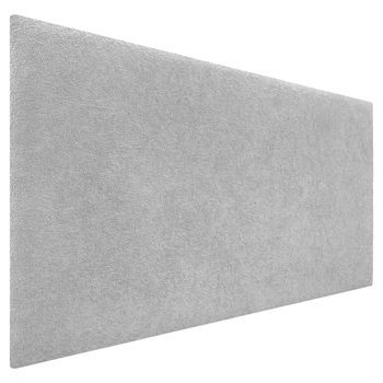 Dhome Cabecero Gris Claro 90cm Dual Acabado Toalla Soft Tapizado Liso Con Patas 8cm Grosor 70 Alto Tejido Suave Para Pared Acústicos Cabeceros Absorbentes (90cm, 8cm - 70 Al. - Gris Claro)