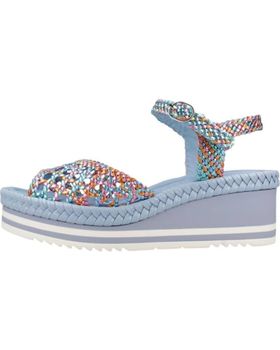 de PONS QUINTANA SANDALIAS MUJER MODELO PADOVA COLOR AZUL VCO