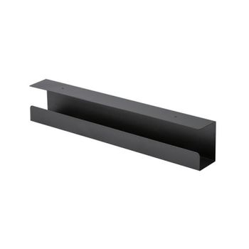 Kimex Canaleta Pasacables Horizontal para Escritorio 60cm Negro