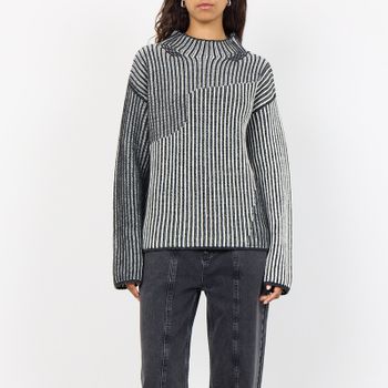 Leveté Room Jinna Wool-Blend Jacquard Knit Jumper - S / 36