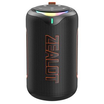 Altavoz Bluetooth Zealot_MP1, altavoz Bluetooth 5,3 con potencia de salida de 60W, sonido estéreo IPX6 resistente al agua, tarjeta Micro SD, luz RGB