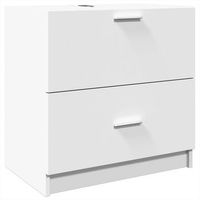 armario de lavabo madera de ingenieria blanco 59x37x59 cm vidaxl