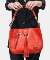 1132 luxury shopper bag piton red bc