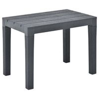 2 uds bancos de jardin  banco de exterior  silla de jardin plastico gris antracita