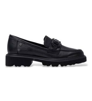 Carmela para mujer. 16433601-NEGRO Mocasines de Piel 164336 negro (38), 3 a 5cm, Ninguno, Casual, Clásico