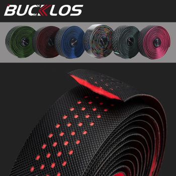 BUCKLOS-Cinta profesional para manillar de bicicleta de grava, a prueba de golpes, cómoda, para barra de bicicleta de carretera, cinturón para manillar de bicicleta, piezas de ciclismo