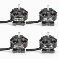 4x racerstar racing edition 1103 br1103b 10000kv motor sin escobillas 1-3s negro para 50 80 100 rc drone carreras fpv