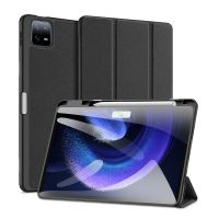 dux ducis funda para tableta con soporte triple para xiaomi pad 66pro 11 pulgadas 87pro 112 pulgadas con soporte para lapiz optico y apagado automatico