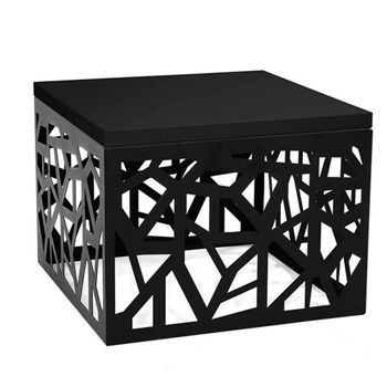 Mesa Auxiliar Germantown 102, Aglomerado Laminado, Angular, 45x60x60cm